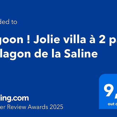Lagoon ! Jolie Villa A 2 Pas Du Lagon De La Saline Ngoại thất bức ảnh