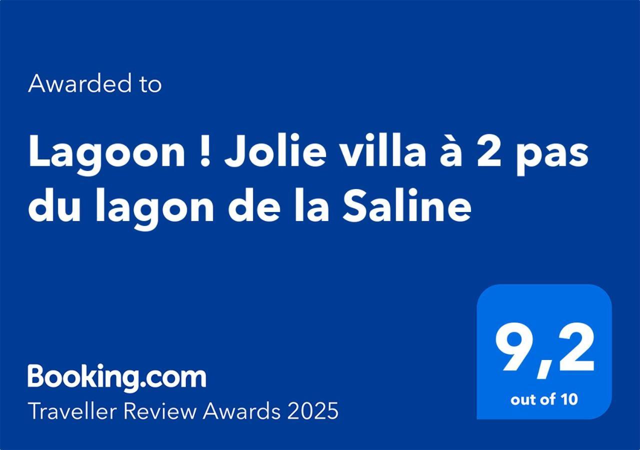 Lagoon ! Jolie Villa A 2 Pas Du Lagon De La Saline Ngoại thất bức ảnh
